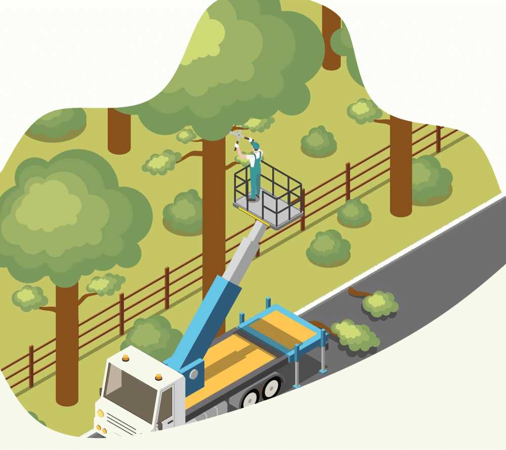 Entretien espaces verts zone industrielle par MMH Vert